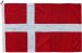 18x12in 45x30cm Denmark flag (woven MoD fabric printed)